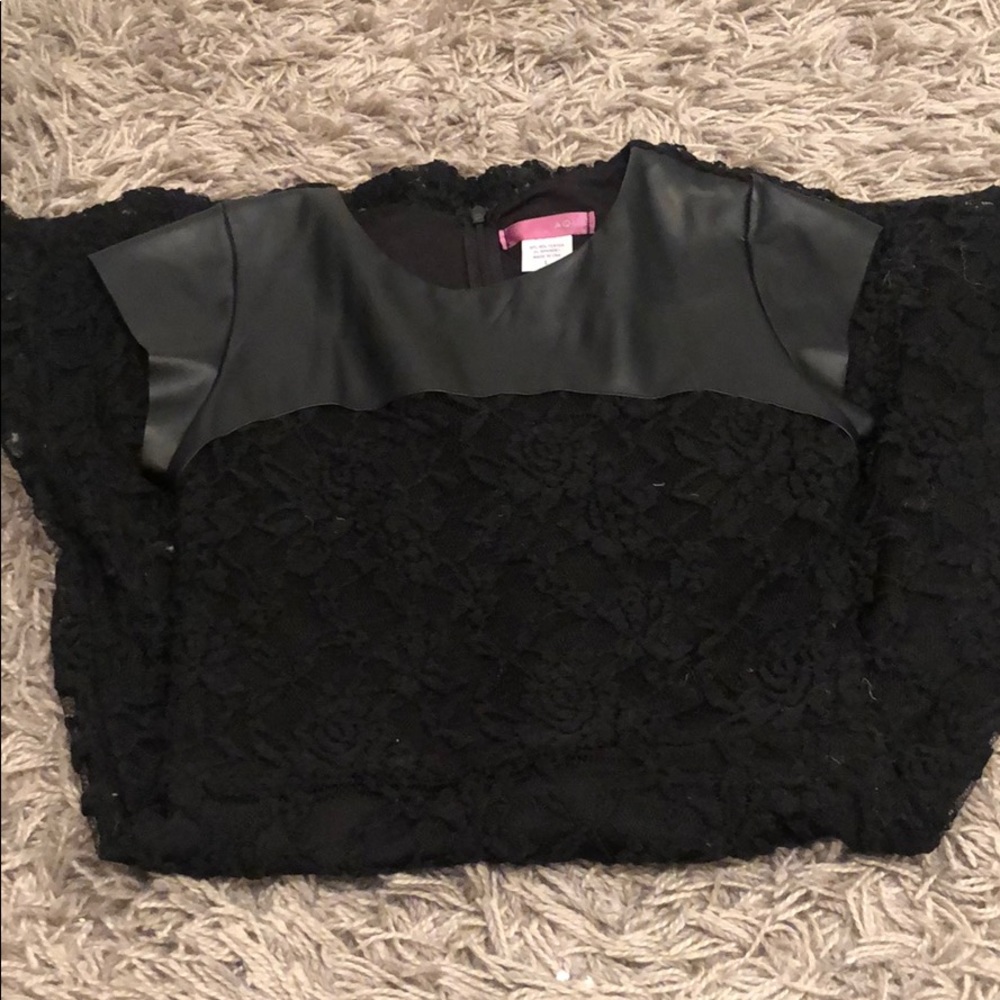 I am selling a black lace dress.